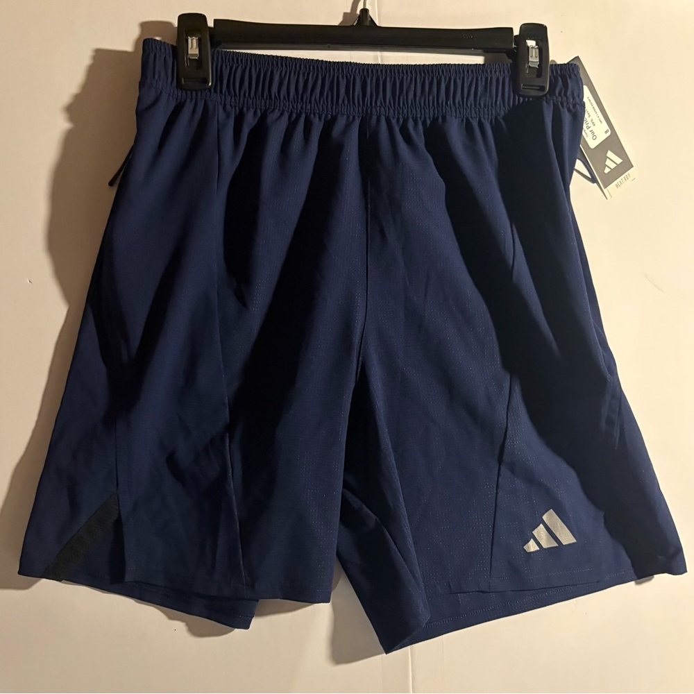 Adidas Blue Athletic Performance Shorts